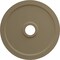 Ekena Millwork Milan Ceiling Medallion (Canopies up to 4 5/8"), 24 1/2"OD x 3 1/2"ID x 1"P, Painted Turtle Crackle CM24MIPTC - alternate 2